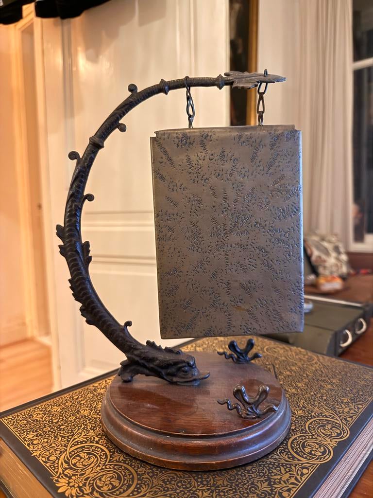 Antieke Britse Tafelgong, ca. 1890 - Townshends Patent, Ophalen of Verzenden