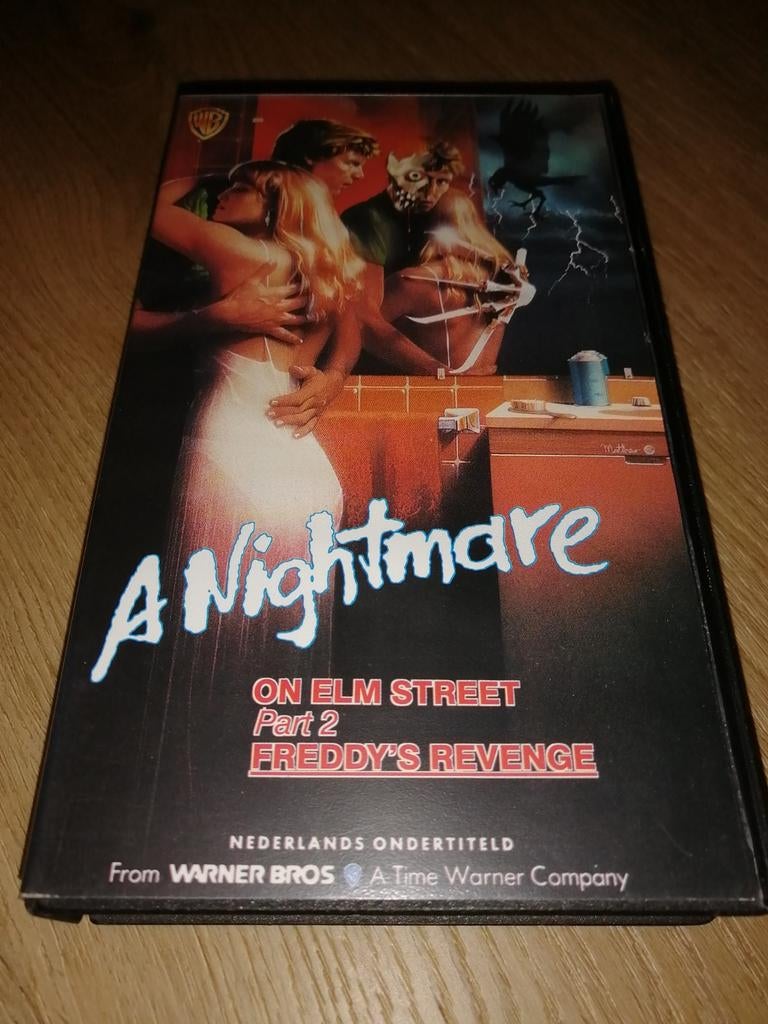 VHS - A Nightmare On Elm Street 2, Vanaf 16 jaar, Ophalen of Verzenden, Zo goed als nieuw, Horror