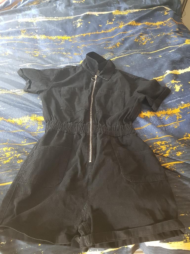 overall kort, Kleding | Dames, Maat 38/40 (M), Kort, Zwart, Ophalen of Verzenden