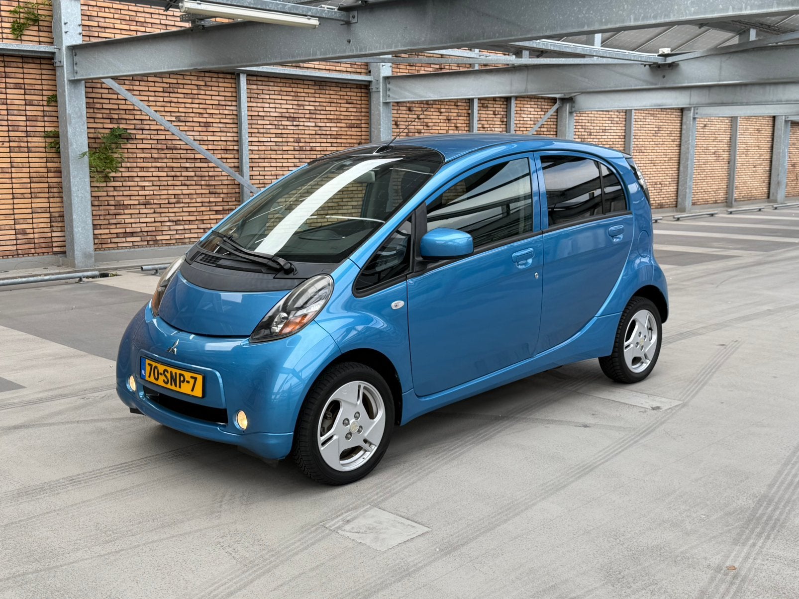 Mitsubishi i-MiEV Electric 2011 Blauw *Nieuwe APK*Airco*, Auto's, Automaat, 47 pk, Origineel Nederlands, 21 min
