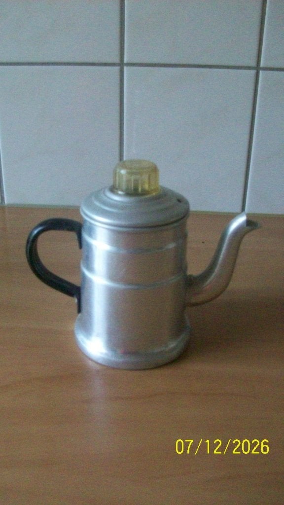 Vintage Aluminium Percolator Koffiepotje, Ophalen of Verzenden