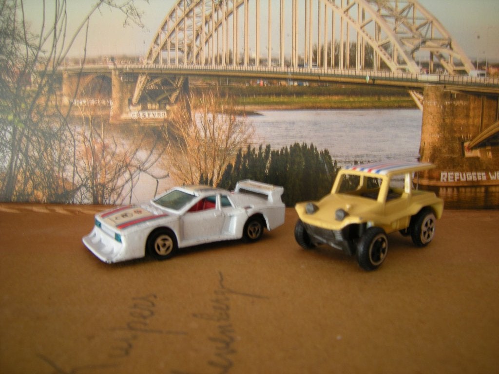 2x oude politoys made in italy, Ophalen of Verzenden, Gebruikt, Auto