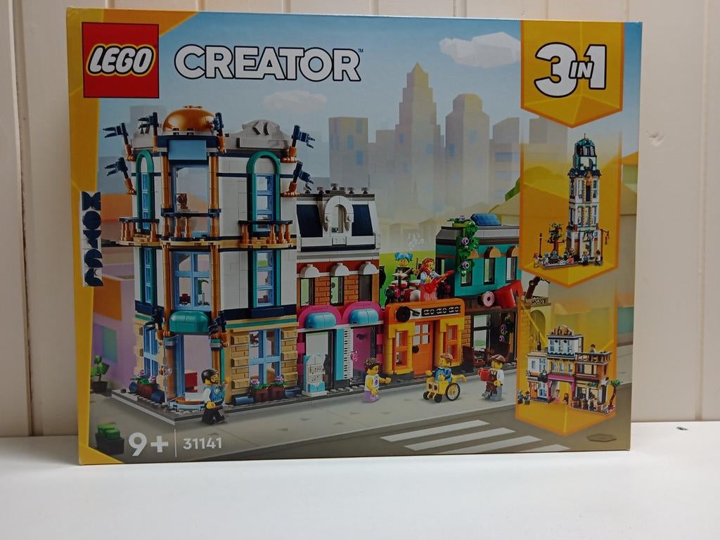 LEGO Creator 3in1 Hoofdstraat (31141) - Nieuw in doos, Lego, Nieuw, Ophalen of Verzenden, Ongeopend/sealed