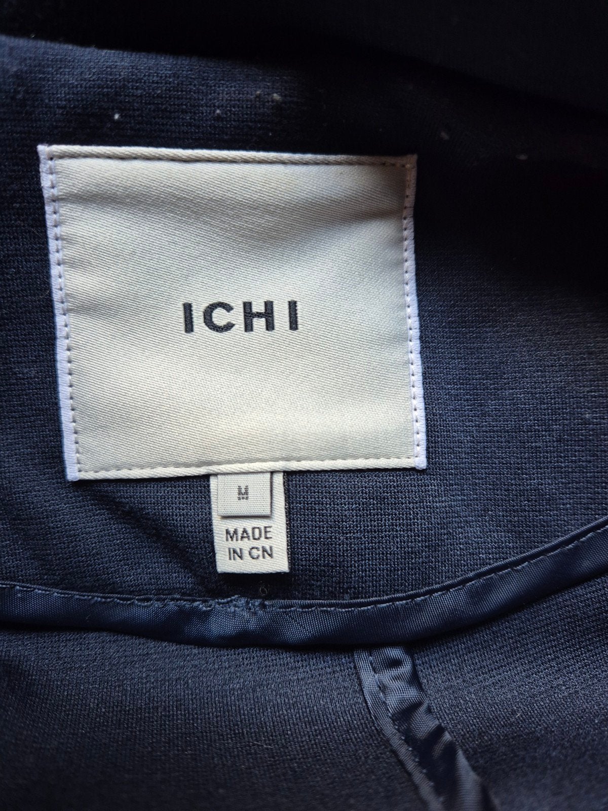 Donkerblauw ICHI Jasje - Maat M, Maat 38/40 (M), ICHI, Blauw, Ophalen of Verzenden