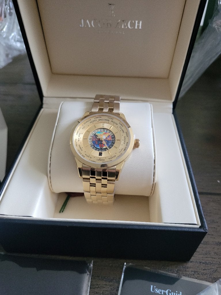 Jacob Zech Amsterdam Limited Edition t.w.v € 599 SEIKO!, Zwart, IOS, Nieuw, Ophalen of Verzenden