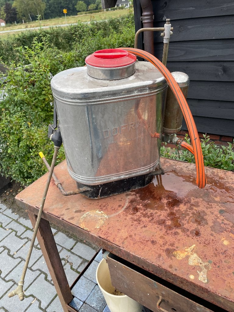 DOFRA rugspuit 10 liter RVS, Ophalen, Gebruikt, Onkruidbestrijding