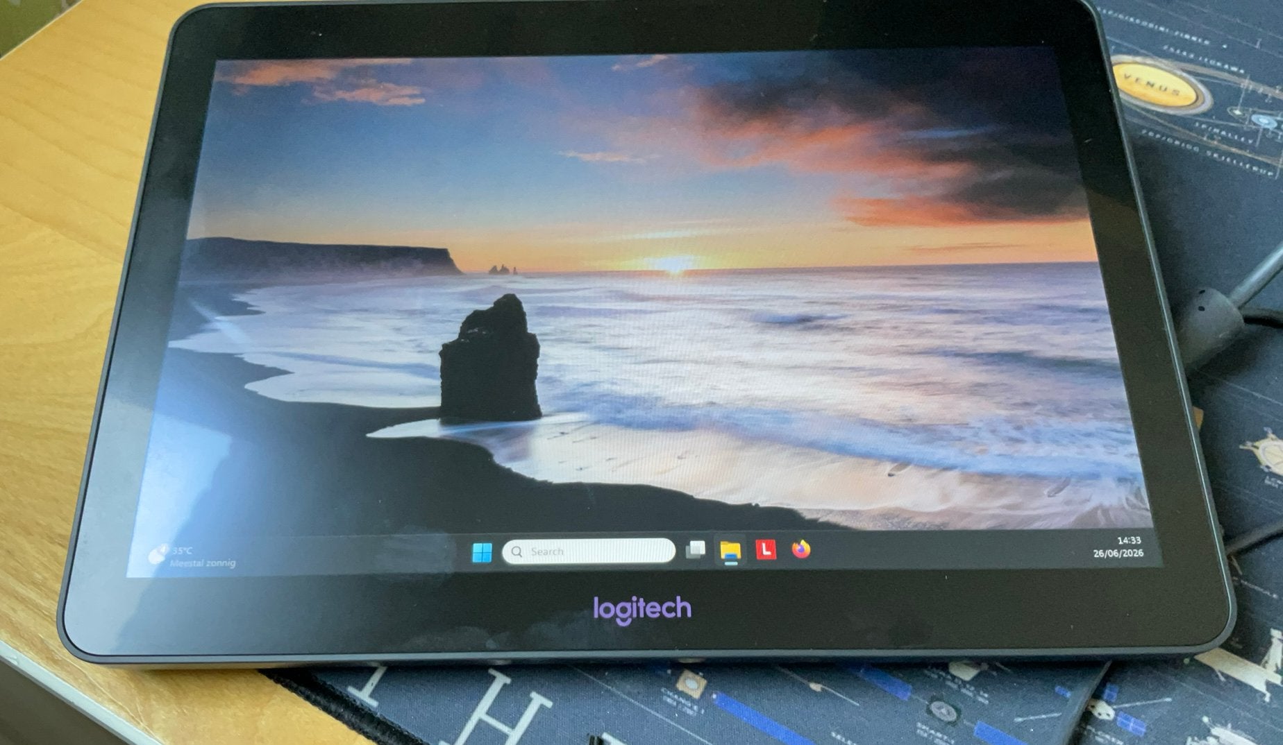 Logitech Tap VUE0053 Touch Controller, 10 inch, Logitech, Ophalen of Verzenden, VUE0053
