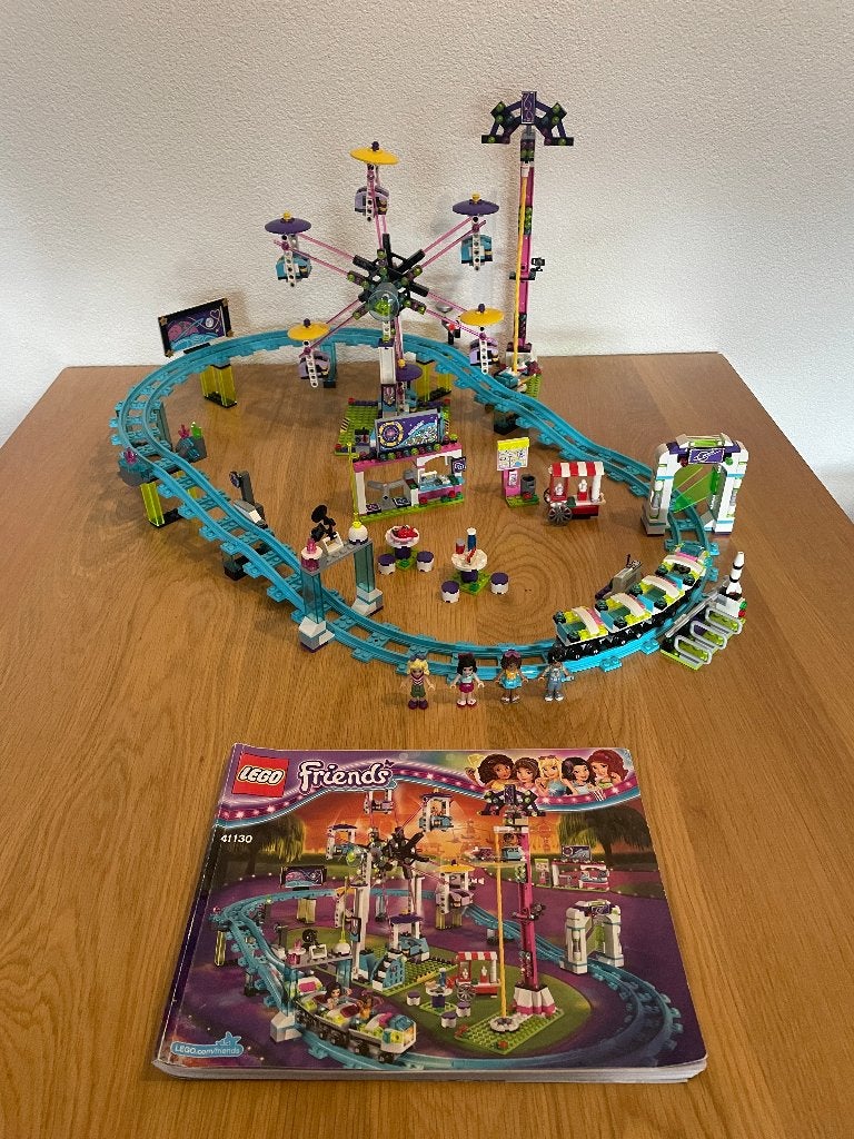 Lego Friends Pretpark achtbaan (41130), Lego, Friends, Ophalen of Verzenden, Zo goed als nieuw