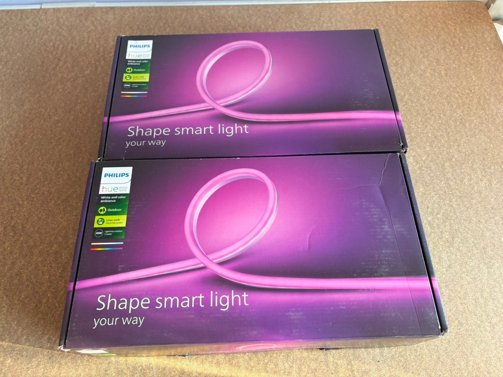Philips Hue Outdoor Lightstrip 5 meter - Zo goed als nieuw, ., Kleur aanpasbaar, Ophalen of Verzenden, .