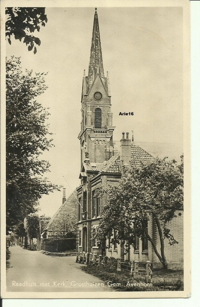 Grosthuizen, Verzenden, 1940 tot 1960, Gelopen, Noord-Holland