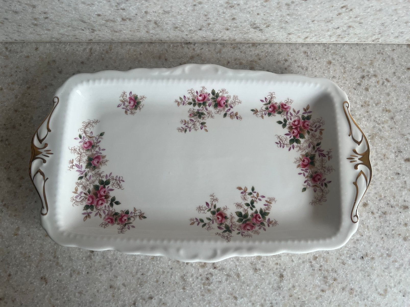 Cake schaal Lavender Rose Royal Albert, Verzenden