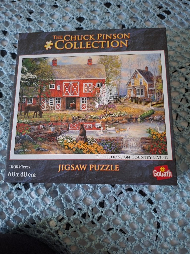 Jigsaw puzzel, Ophalen, 500 t/m 1500 stukjes, Zo goed als nieuw, Legpuzzel