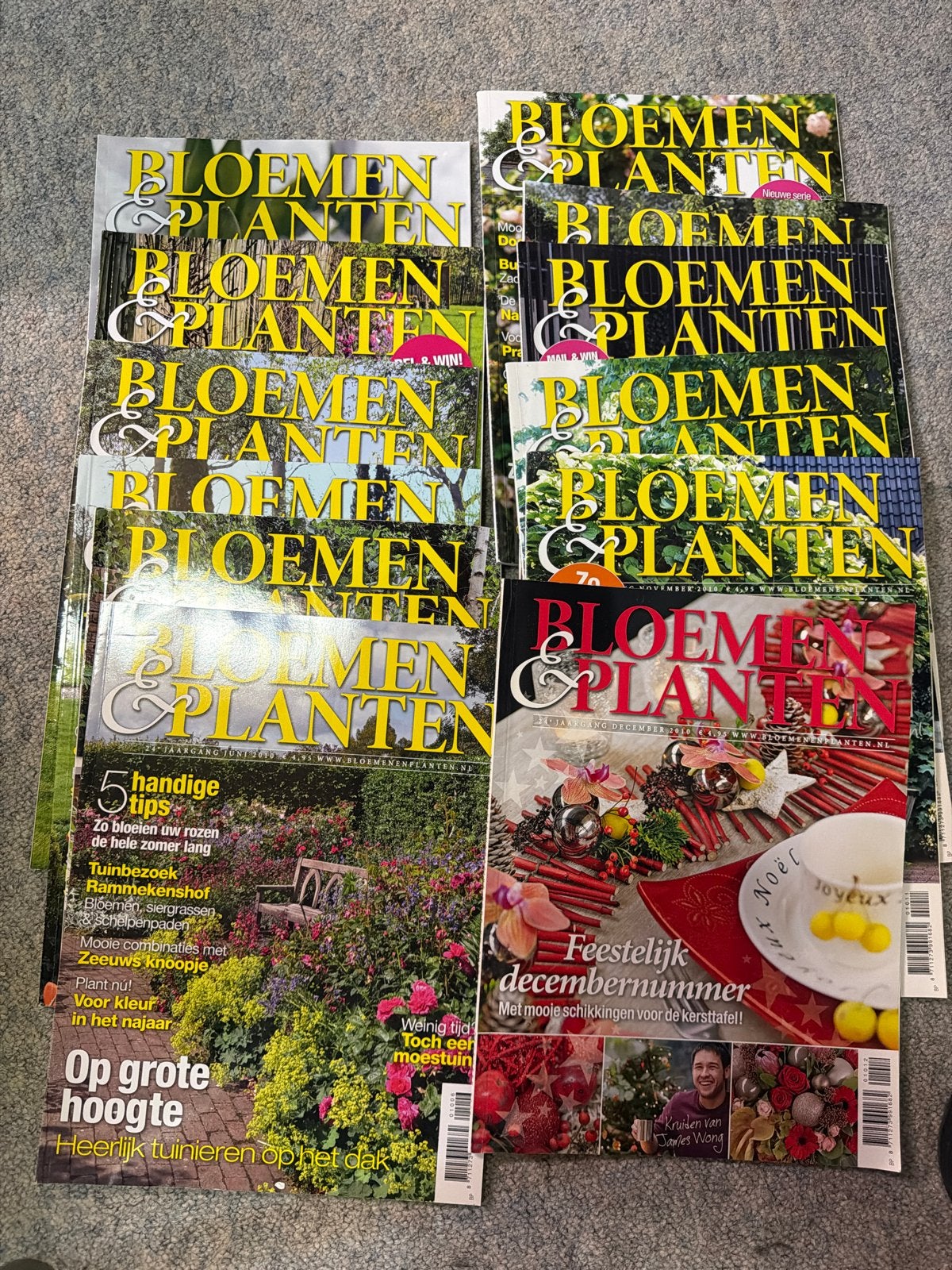 Bloemen & Planten tijdschriften - 2010 -12 nummers, Ophalen of Verzenden, Gelezen, Overige typen