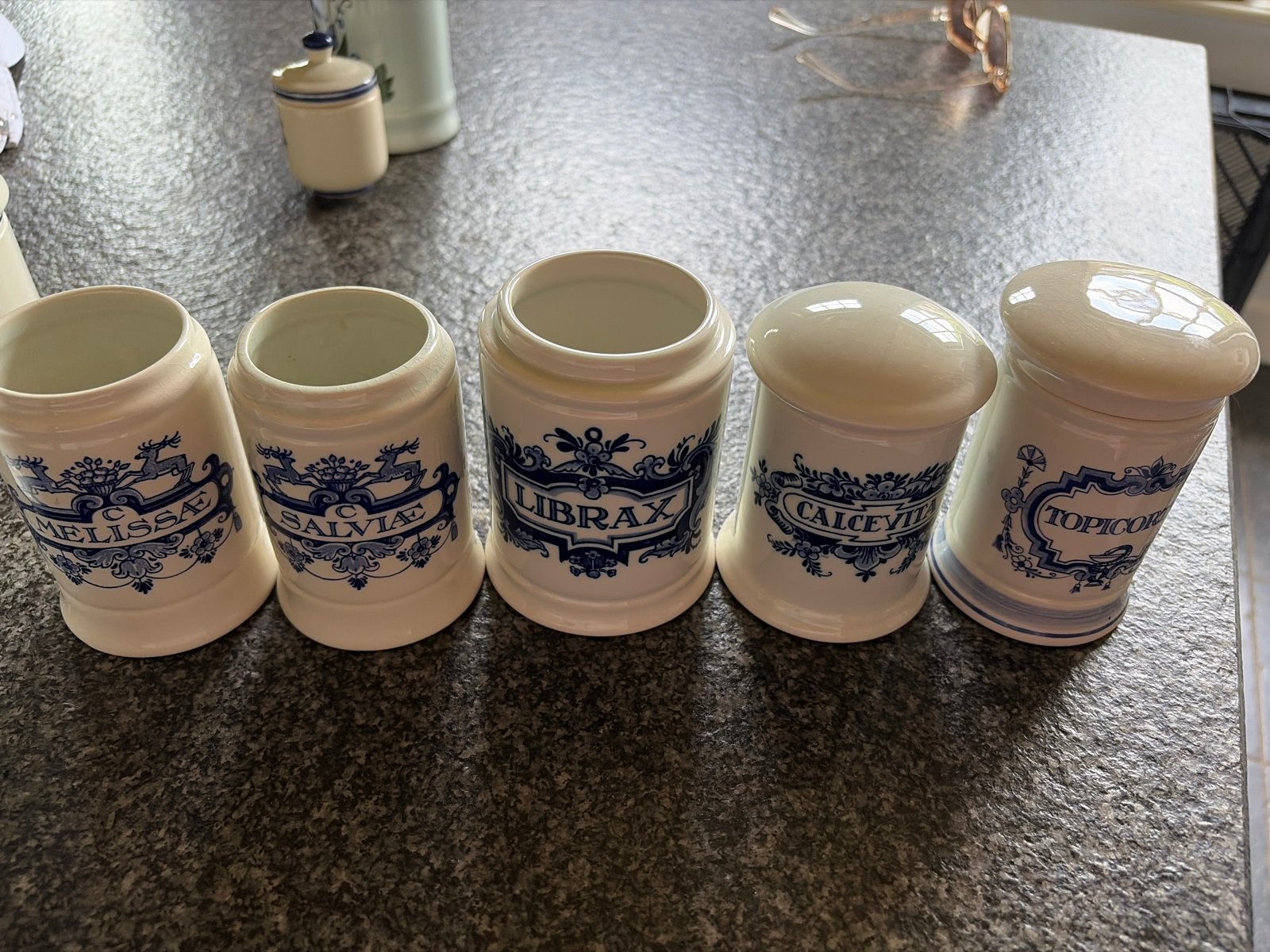 Antieke Apothekerspotten - Diverse Delftse Blauw Stijlen, Antiek en Kunst, Antiek | Keramiek en Aardewerk, Ophalen
