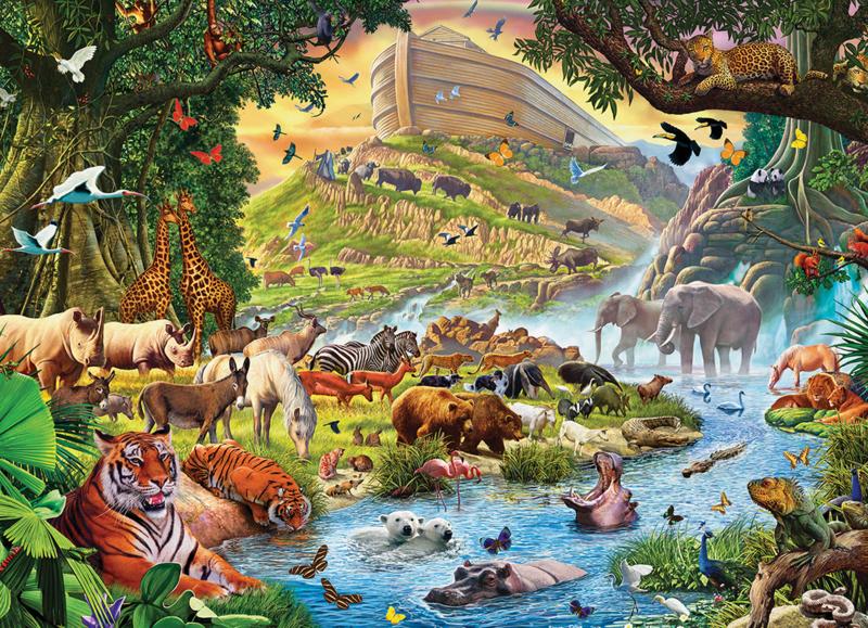 Eurographics - Noah’s Ark Before the Rain - 500XL stukjes, Ophalen of Verzenden, 500 t/m 1500 stukjes, Nieuw, Legpuzzel