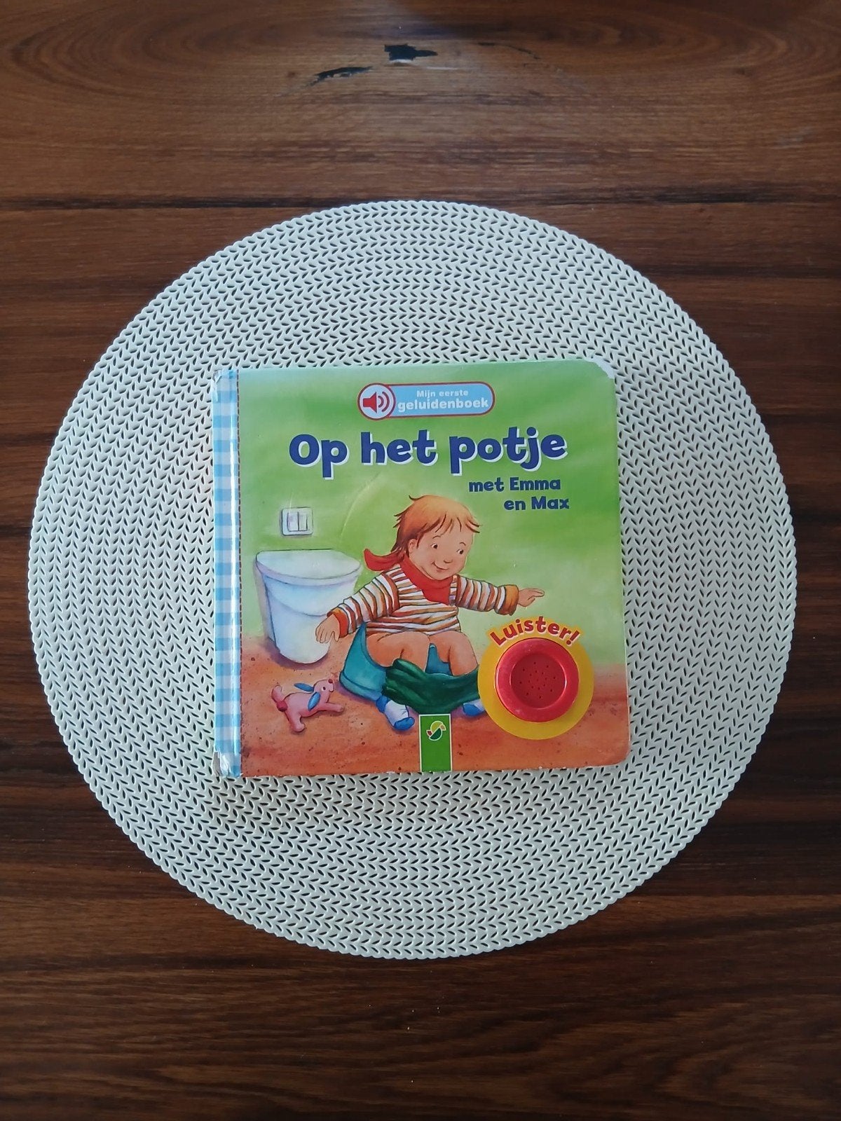 Mijn eerste geluidenboek: Op het potje met Emma en Max, Ophalen of Verzenden, Gelezen, Onbekend, 1 tot 2 jaar