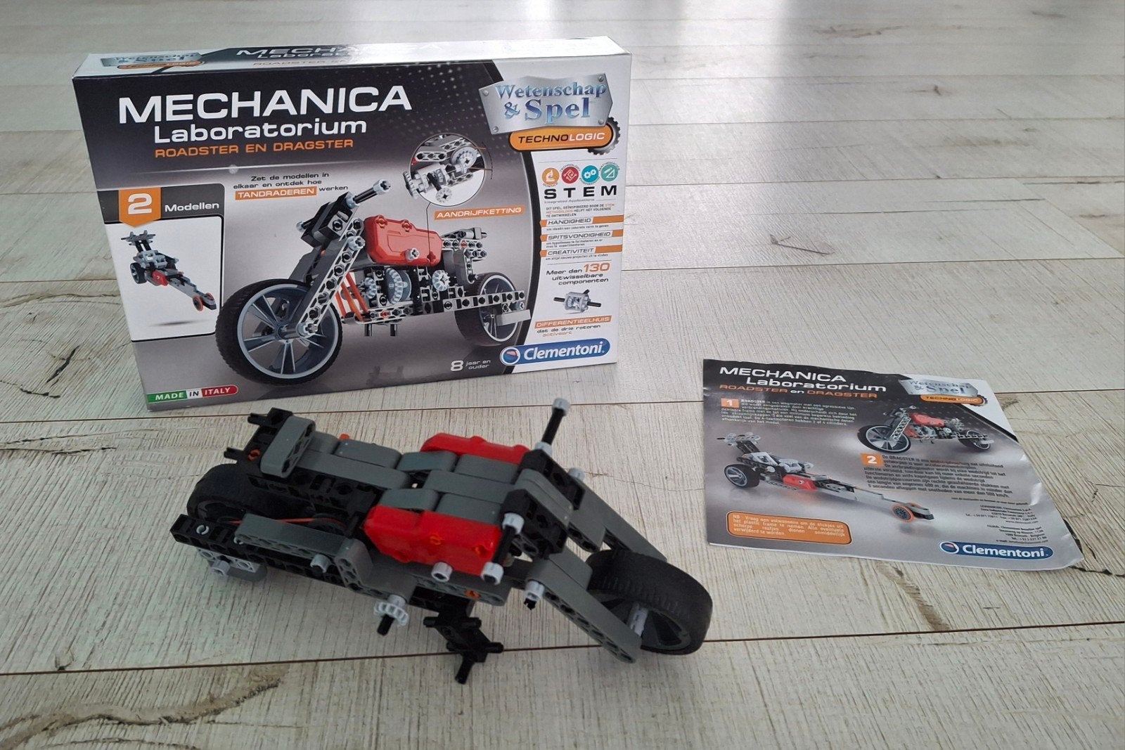 Clementoni Mechanica Laboratorium Roadster en Dragster, Ophalen of Verzenden, Zo goed als nieuw, Overige merken