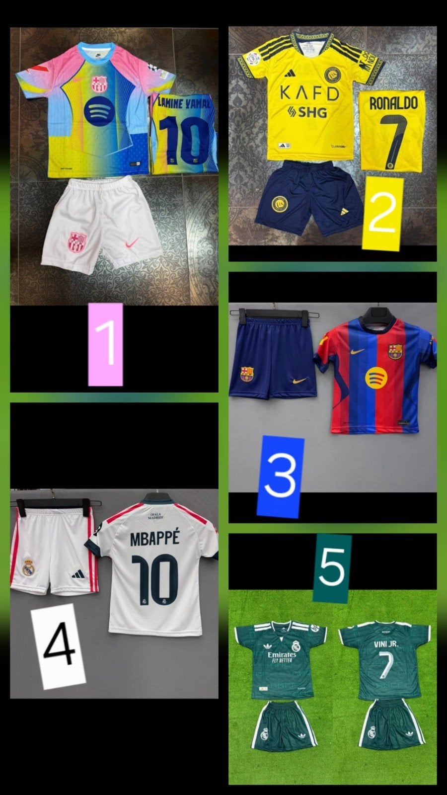 Voetbal setjes, Maat XS of kleiner, Ophalen of Verzenden, Nieuw, Shirt
