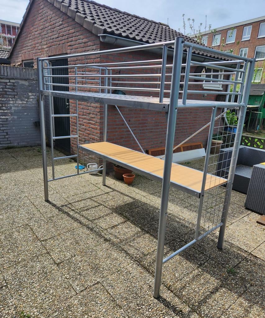 Hoogslaper met bureau, Ophalen, Gebruikt