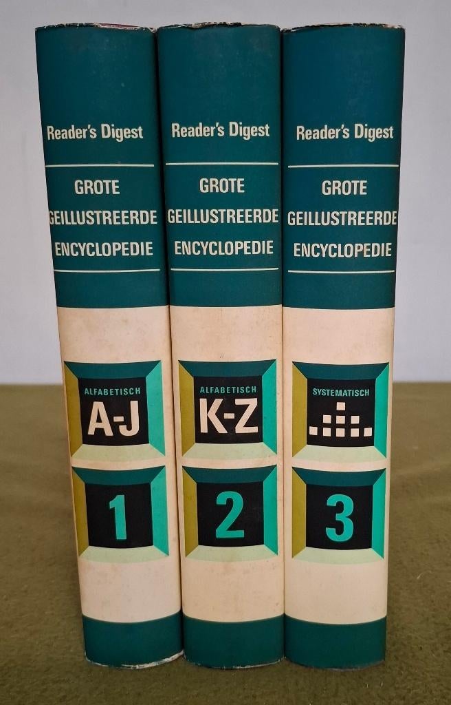 Reader's Digest grote geïllustreerde encyclopedie 3-delig, Boeken, Encyclopedieën, Gelezen, Complete serie, Reader's Digest, Ophalen of Verzenden