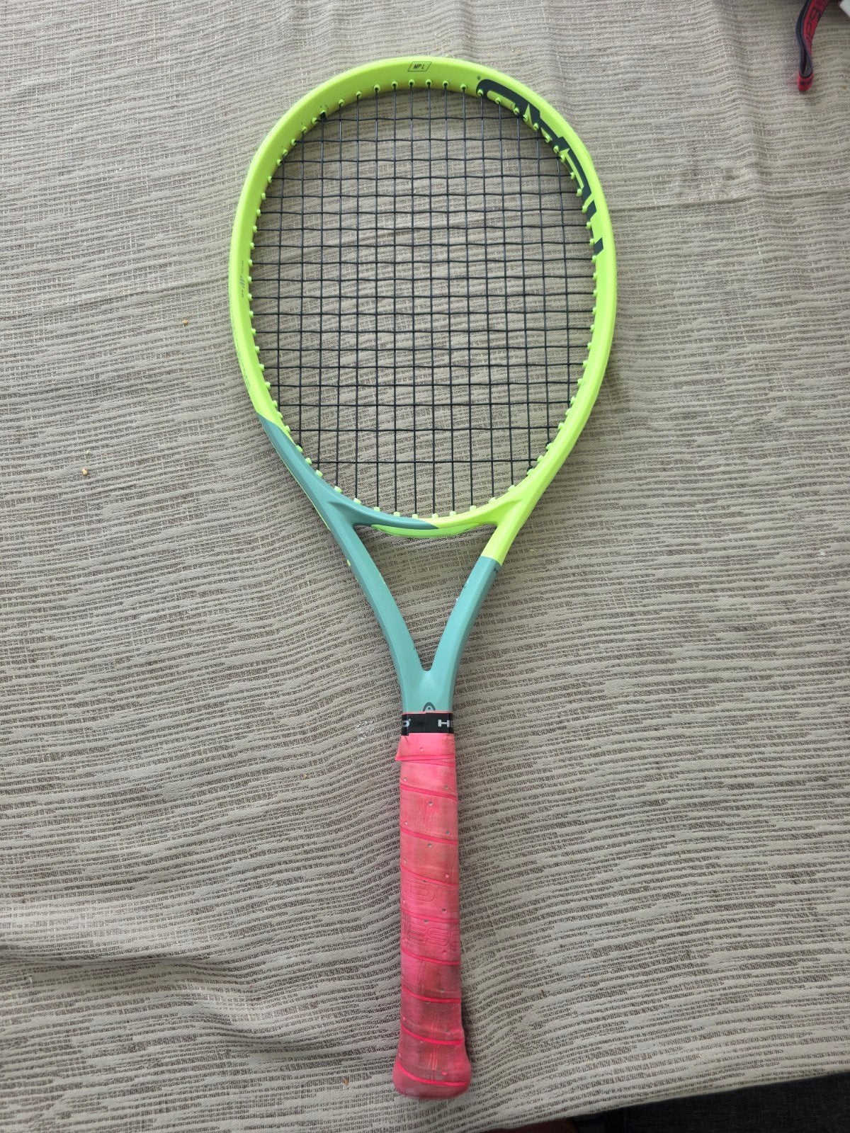 Head Extreme Tennis Racket Gripmaat 2, 285g (incl. overgrip), Sport en Fitness, Tennis, Ophalen of Verzenden