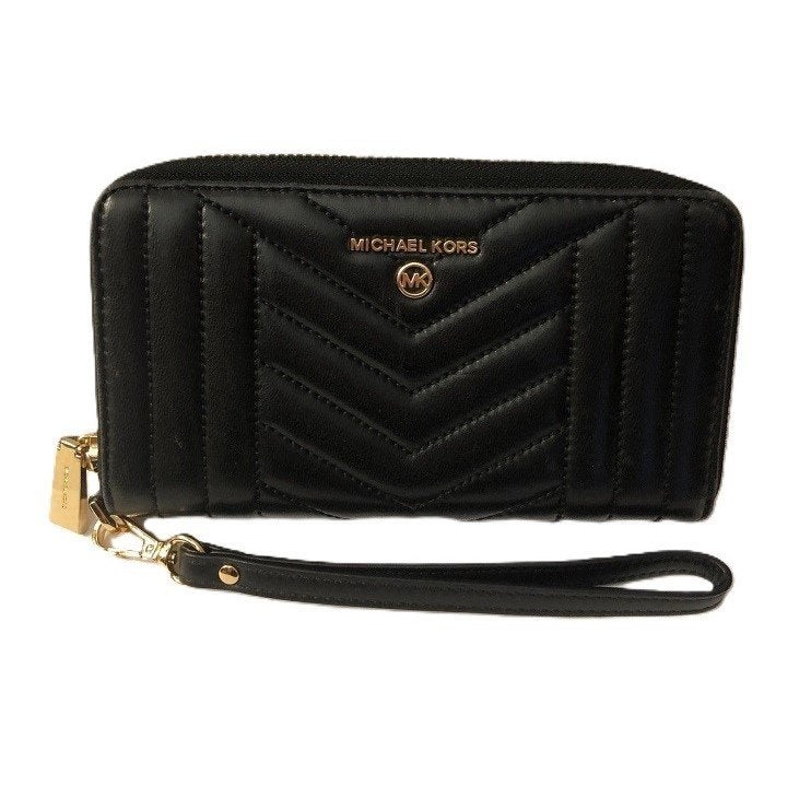 Michael Kors portemonnee dames zwart, Sieraden, Tassen en Uiterlijk, Portemonnees, Verzenden, Zo goed als nieuw, Zwart, Overige merken