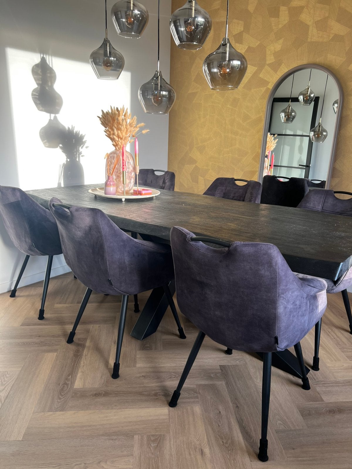Tafel met stoelen, Ophalen, Zo goed als nieuw, 4 tot 6 stoelen