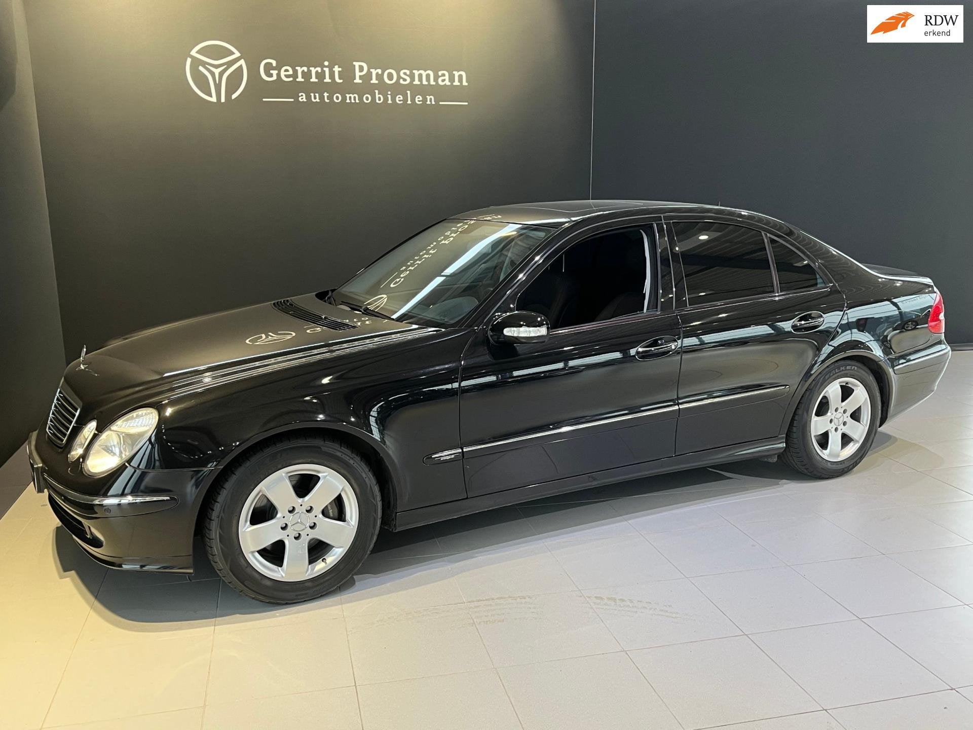 Mercedes-Benz E-klasse 350 Avantgarde (Let op! BTW verrekenb, Auto's, Automaat, Achterwielaandrijving, Gebruikt, Zwart
