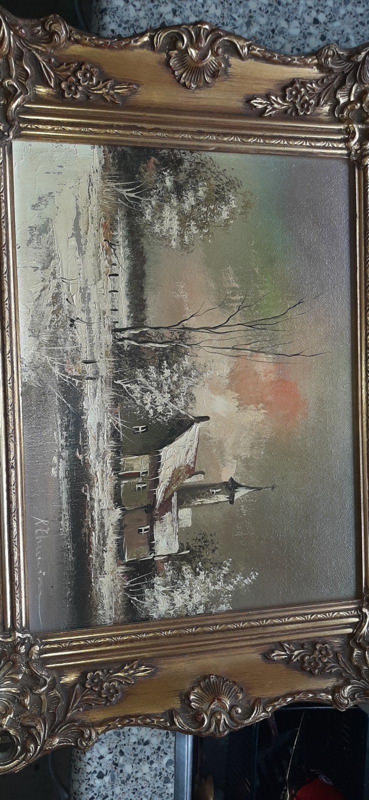 een theunissen schilderij, Antiek en Kunst, Doek, Ophalen of Verzenden, Landschap, Olieverf