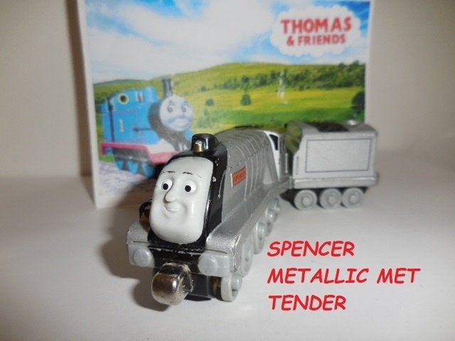 Spencer Metallic met Tender, Thomas de Trein Take n Play, Ophalen of Verzenden, Gebruikt