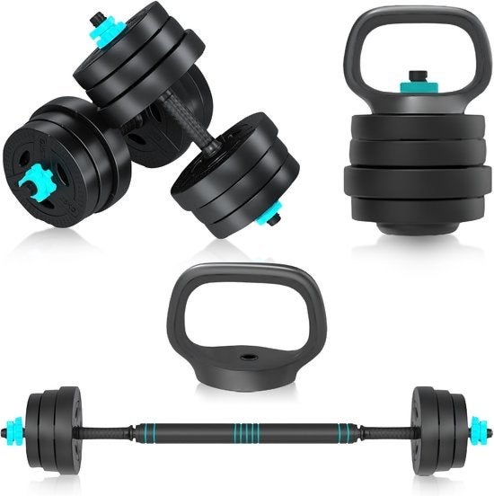 Luxari Dumbells 20 KG, Sport en Fitness, Fitnessmaterialen, Ophalen of Verzenden, Nieuw, Benen, Dumbbell