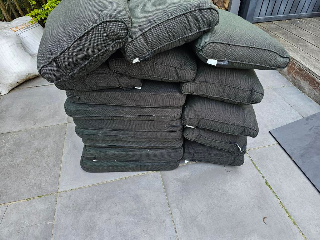 Lounge kussens madison antraciet, Tuin en Terras, Ophalen