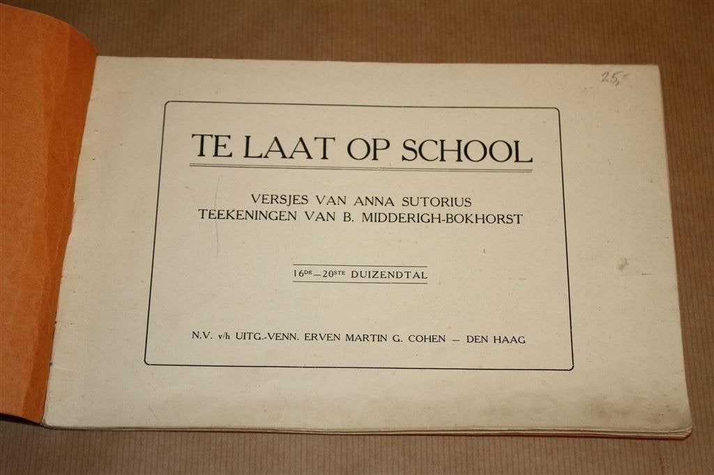 Te laat op school. Voor school en huis, ca. 1920., Ophalen of Verzenden, Gelezen