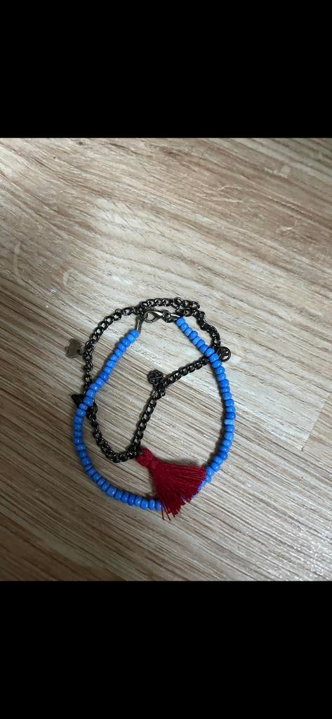 Nieuw enkelbandje bohemian Zara, Ophalen of Verzenden, Nieuw, Overige materialen, Met bedels of kralen