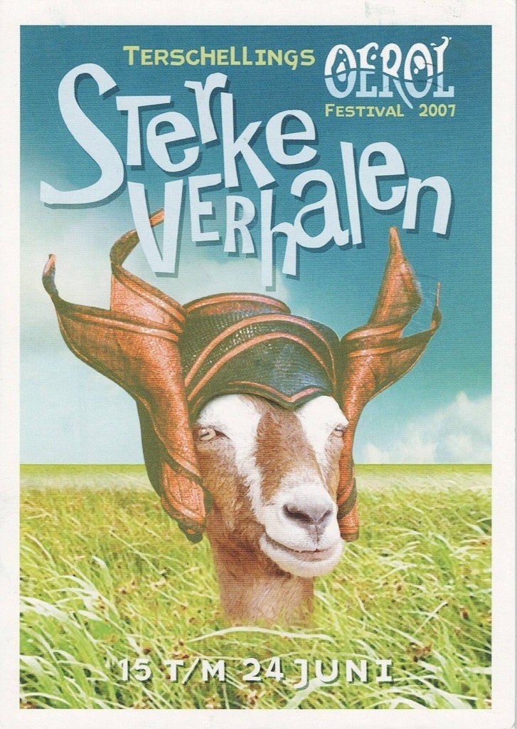 Terschelling Oerol Sterkeverhalen 2007 3, Verzenden, 1980 tot heden, Gelopen, Waddeneilanden