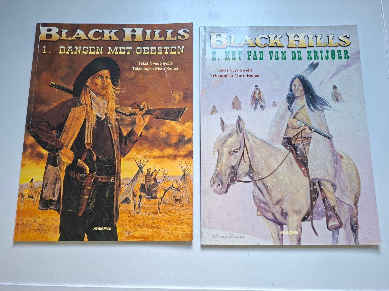 Black Hills Stripboeken - Deel 1 & 2, Meerdere stripboeken, Ophalen of Verzenden, Zo goed als nieuw, Yves Swolfs