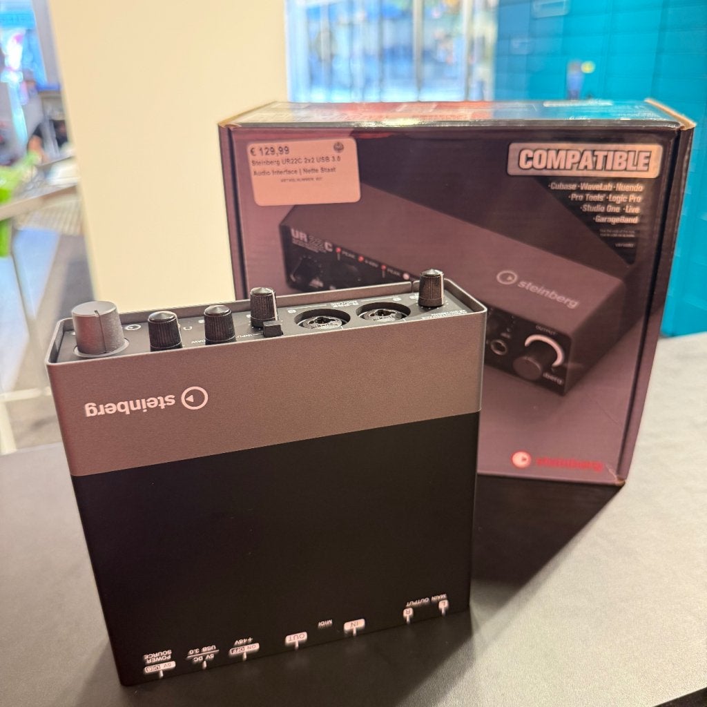Steinberg UR22C 2x2 USB 3.0 Audio Interface | Nette Staat, AquaZuro, Zo goed als nieuw, https://www.praxis.nl/service/klantenservice