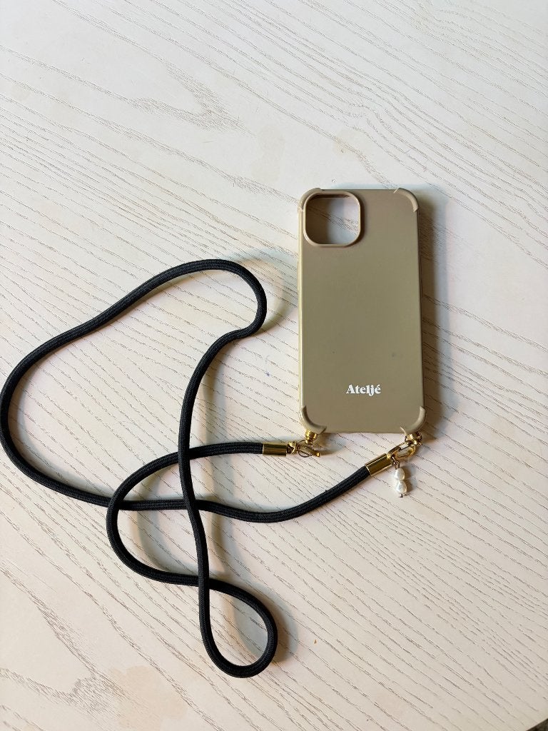 Atelje hoesje met koord voor IPhone 15, Telecommunicatie, Mobiele telefoons | Hoesjes en Frontjes | Apple iPhone, Ophalen, Gebruikt