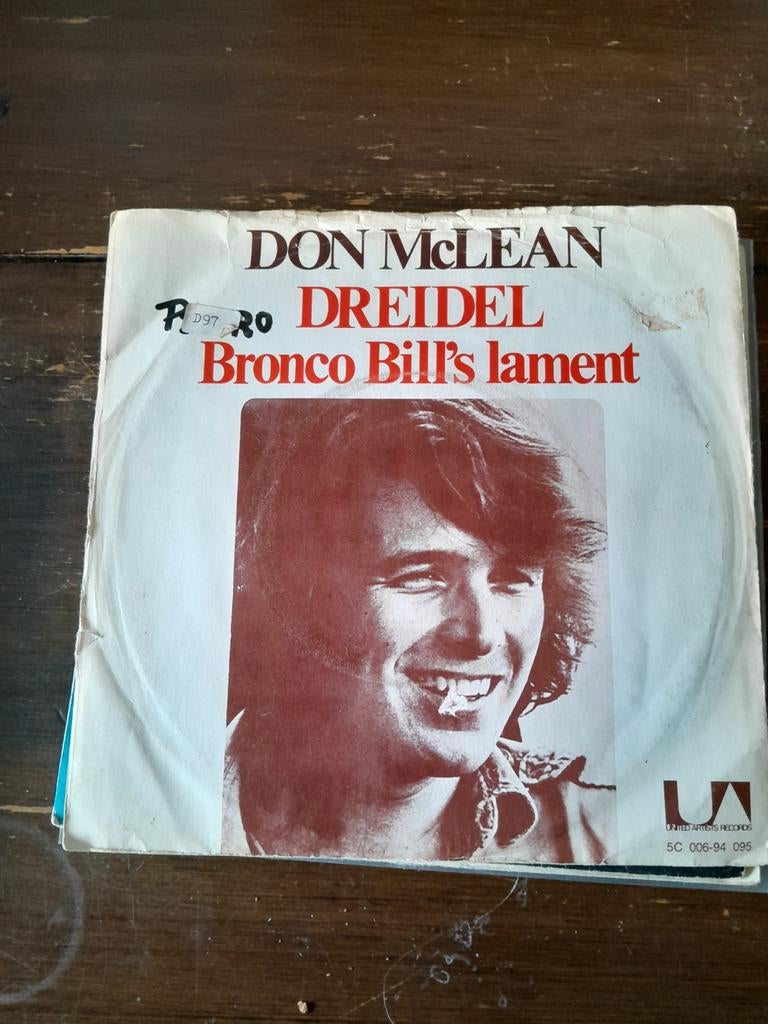 Don mclean 7inch dreidel, Cd's en Dvd's, Vinyl Singles, Ophalen of Verzenden, Zo goed als nieuw, Pop