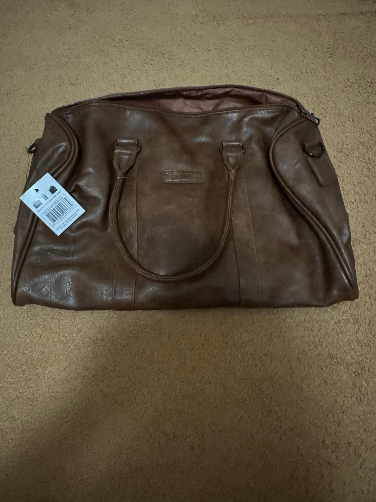 Jack Milles Weekendtas Donkerbruin - Nieuw, 20 tot 30 cm, Bruin, Nieuw, Ophalen of Verzenden
