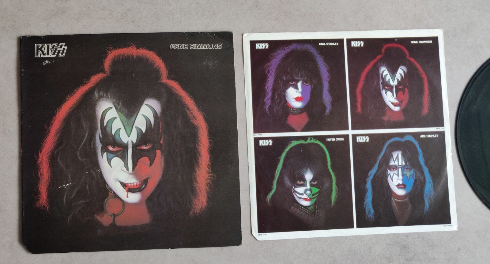 lp Kiss Gene Simmons kompleet, Ophalen of Verzenden, Gebruikt