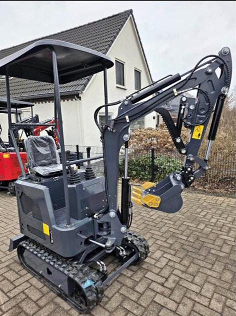 1 ton Minigraver met 3 bakken te huur!, Ophalen of Verzenden