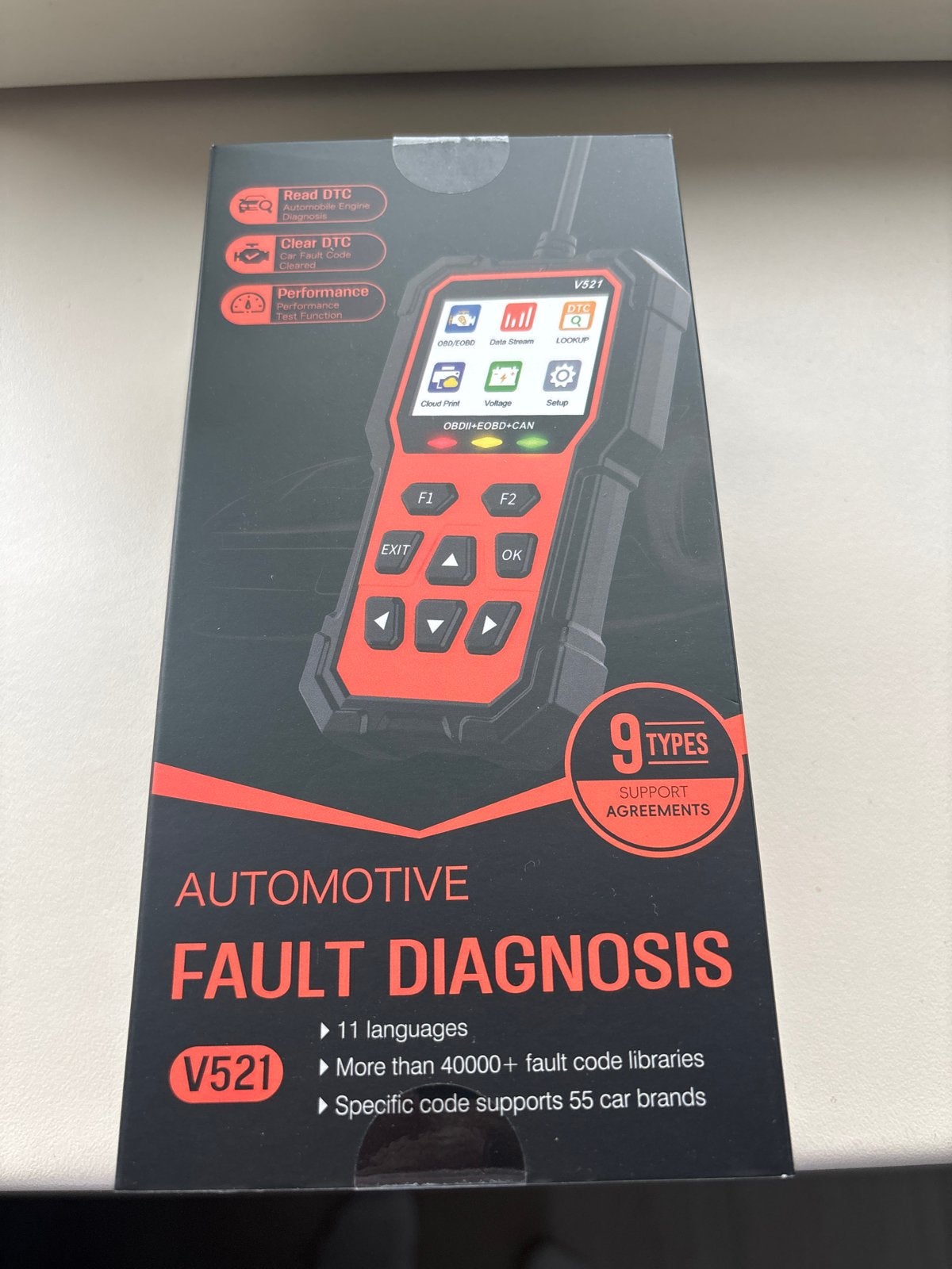 V521 OBD2 Autodiagnose Scanner - Nieuw in doos, Auto diversen, Ophalen of Verzenden