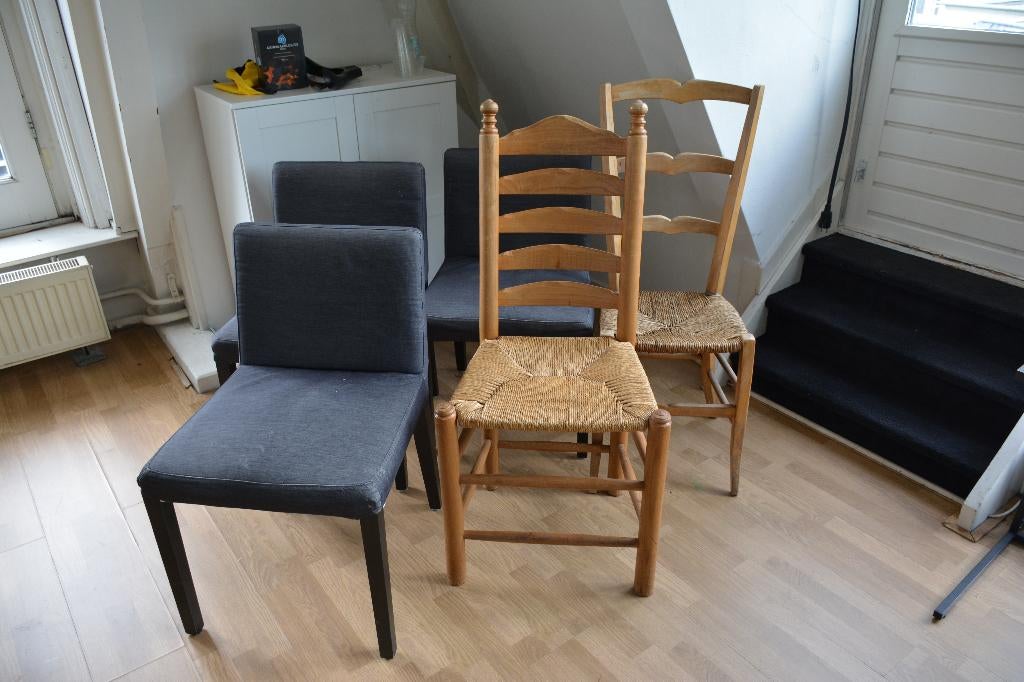 Stoelen voor eettafel, Overige kleuren, Zo goed als nieuw, Vijf, Zes of meer stoelen, Ophalen