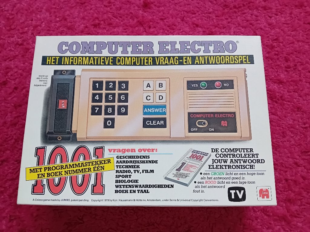 Computer Ekectro Jumbo 651 en 653  Ophalen voor 10 euro, Ophalen of Verzenden, Gebruikt, Elektronica, Met licht