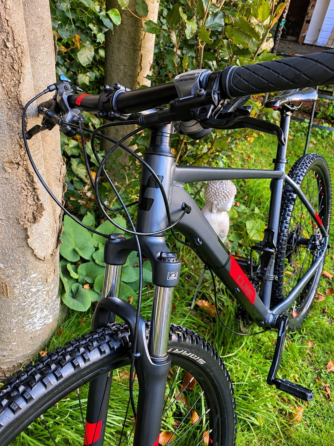 Foto 5 van CUBE Aim EX 29" – Shimano Deore 2x10 – Grey/Red