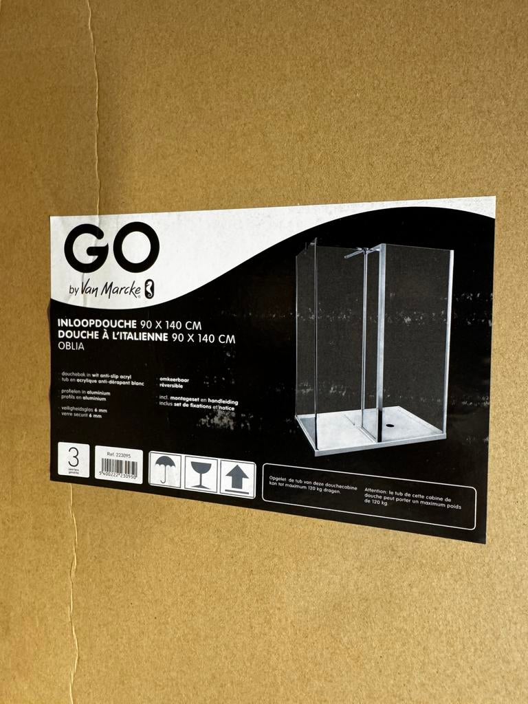 Inloopdouche Go by Van Marcke, Ophalen of Verzenden, Nieuw