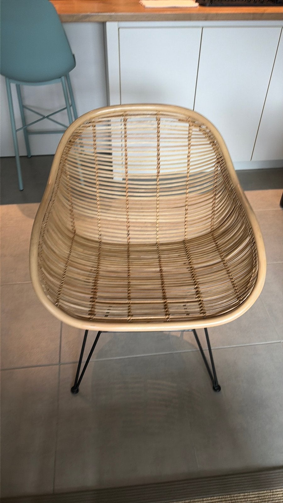 Rotan fauteuil / zetel, Huis en Inrichting, Ophalen, Zo goed als nieuw