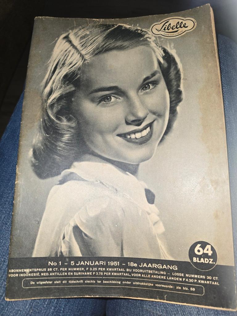 Libelle No 1 - 5 Januari 1951 - 18e Jaargang, Ophalen of Verzenden, Gelezen, Damesbladen