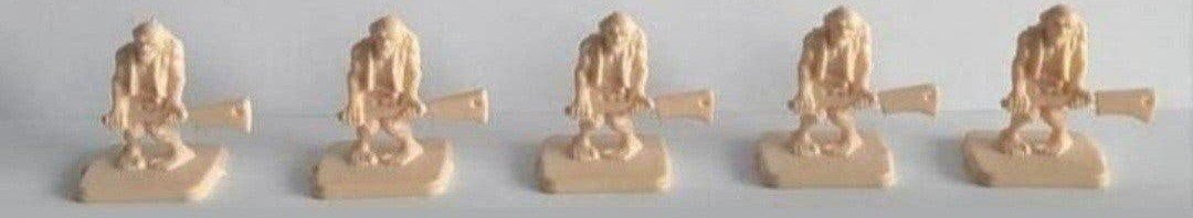 HeroQuest vintage 5x Zombie figuren, Ophalen of Verzenden, Zo goed als nieuw, Overige soorten, Figuurtje(s)
